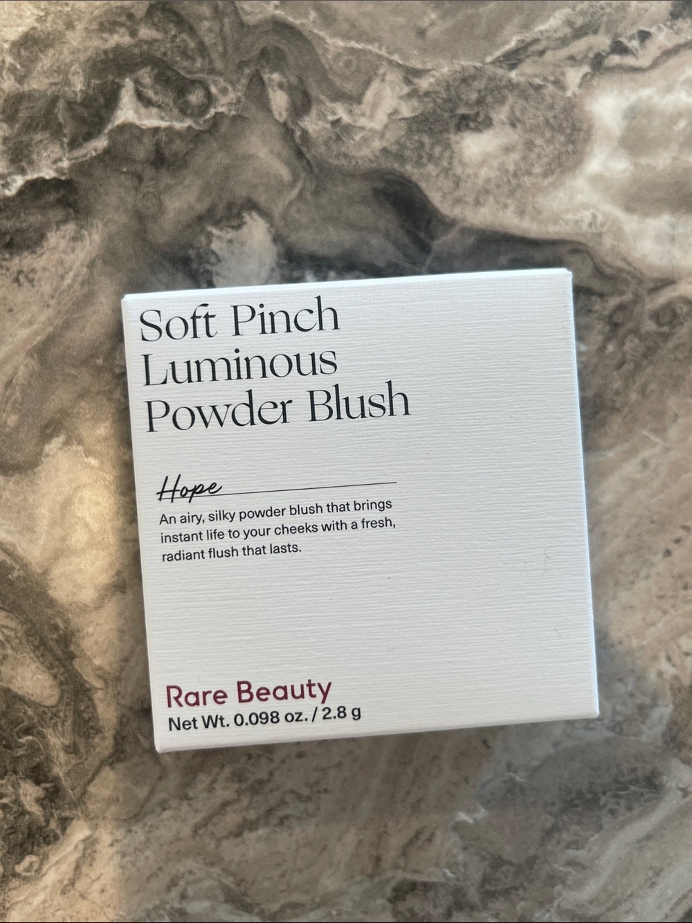 New Rare Beauty Soft Pinch Luminous Powder Blush color hope